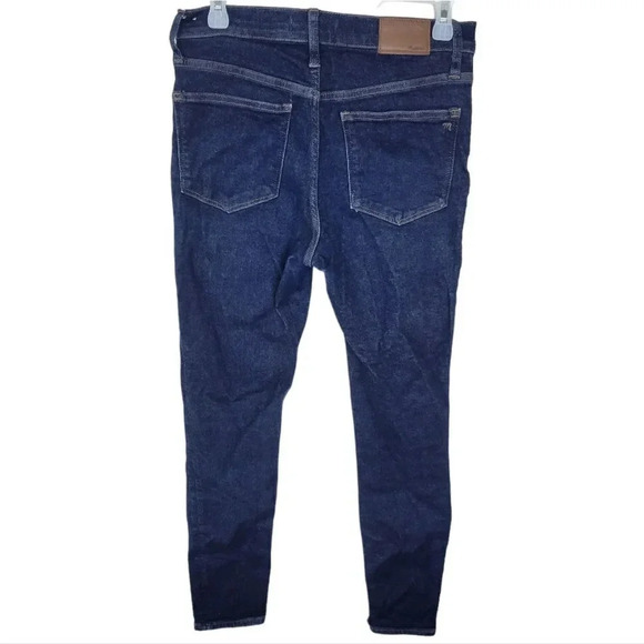 Madewell 9"‎ Mid-Rise Skinny Jeans Larkspur Wash Size 28 - Picture 9 of 9